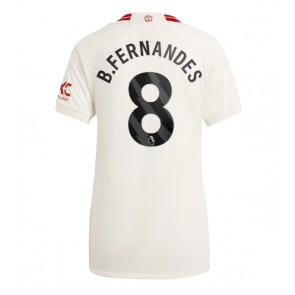 Manchester United Bruno Fernandes #8 Koszulka Trzecich Kobiety 2023-24 Krótki Rękaw